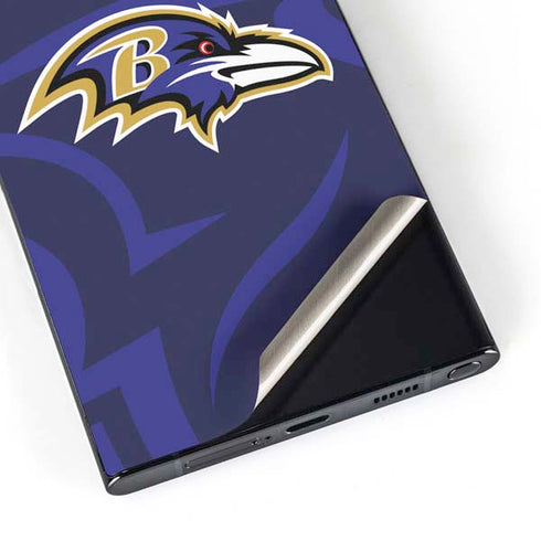 NFL Baltimore Ravens Double Vision Galaxy S25 Ultra Skin